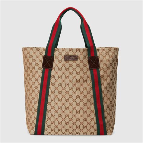 gucci canvas tote bags.